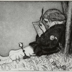 A young writer